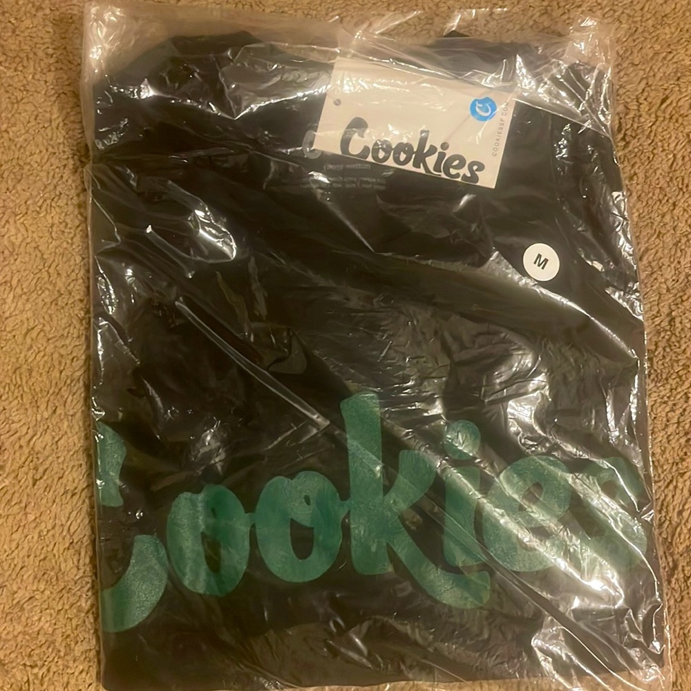 Unopened Cookies Logo T-Shirt Black w/ Green Writing - *Industry drop 04/20/21*